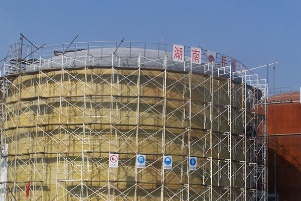 寧波萬(wàn)華一期技改項(xiàng)目非標(biāo)儲(chǔ)罐保溫